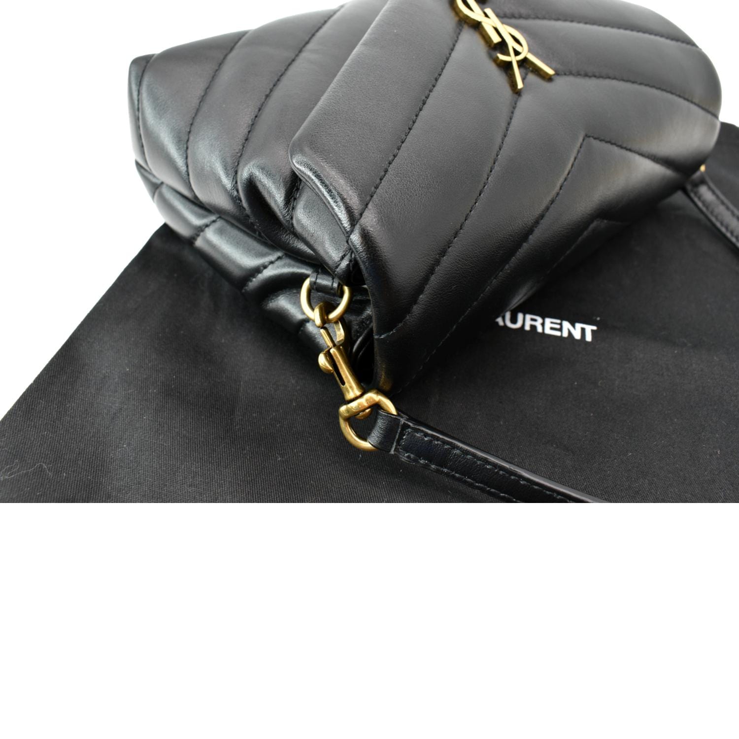 Yves Saint Laurent Loulou toy Black Leather ref.980934 - Joli Closet