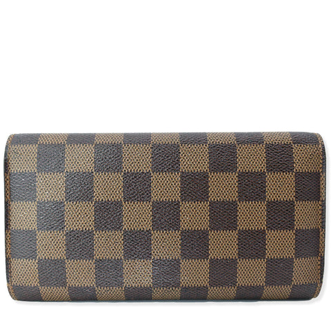 LOUIS VUITTON Sarah Monogram Canvas Wallet Brown
