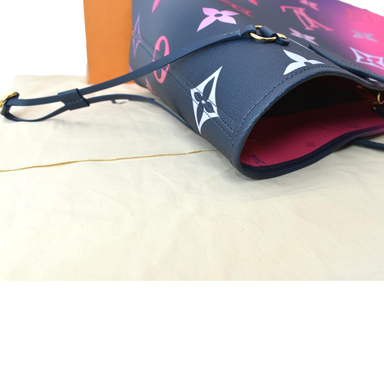 Replica Louis Vuitton NEVERFULL MM Bag LV MIDNIGHT FUCHSIA M20511