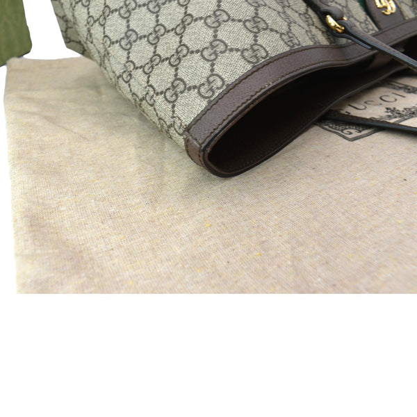 GUCCI Ophidia Medium GG Supreme Canvas Tote Bag Beige 631685
