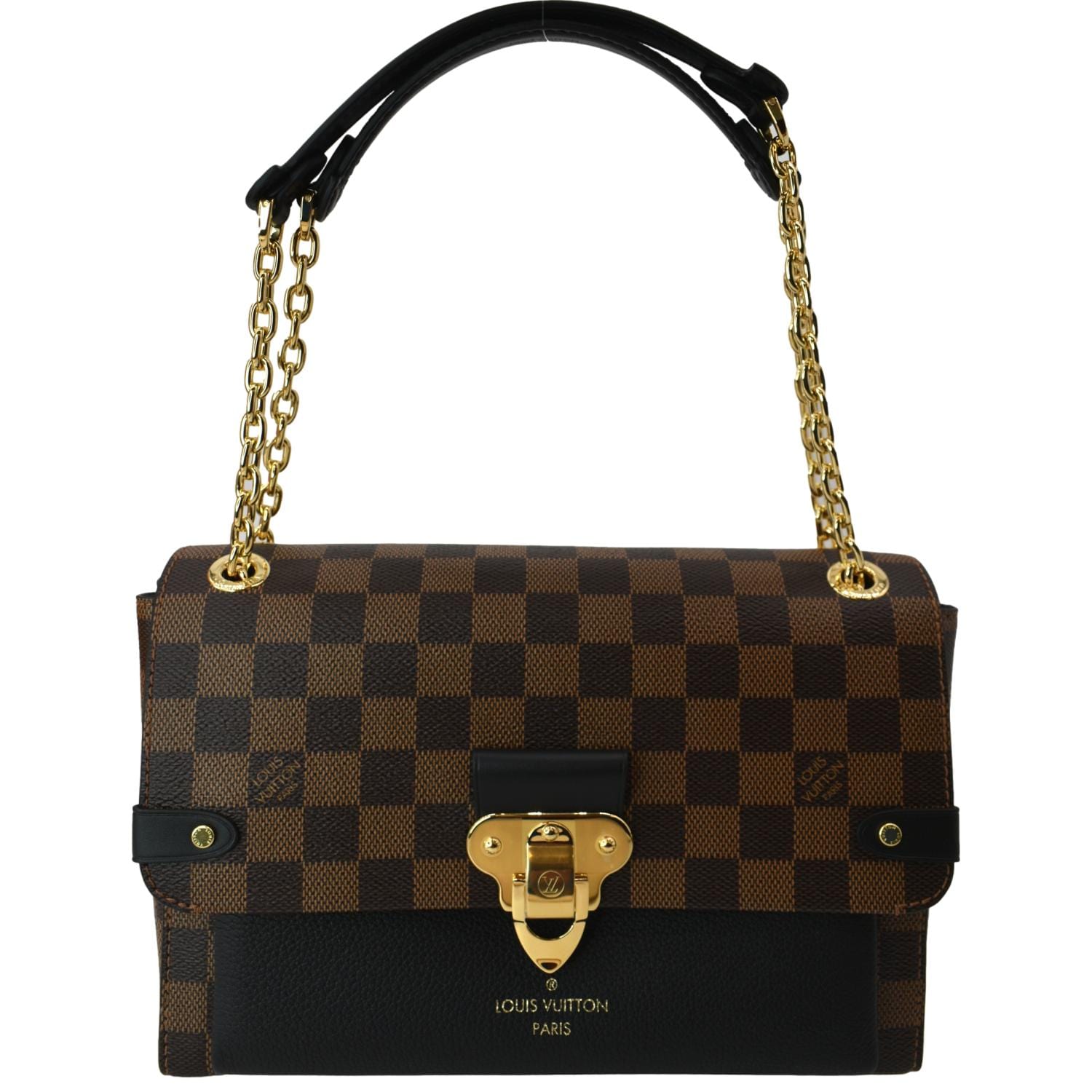 Sold at Auction: Louis Vuitton, LOUIS VUITTON 'VAVIN PM' DAMIER EBENE  SHOULDER BAG