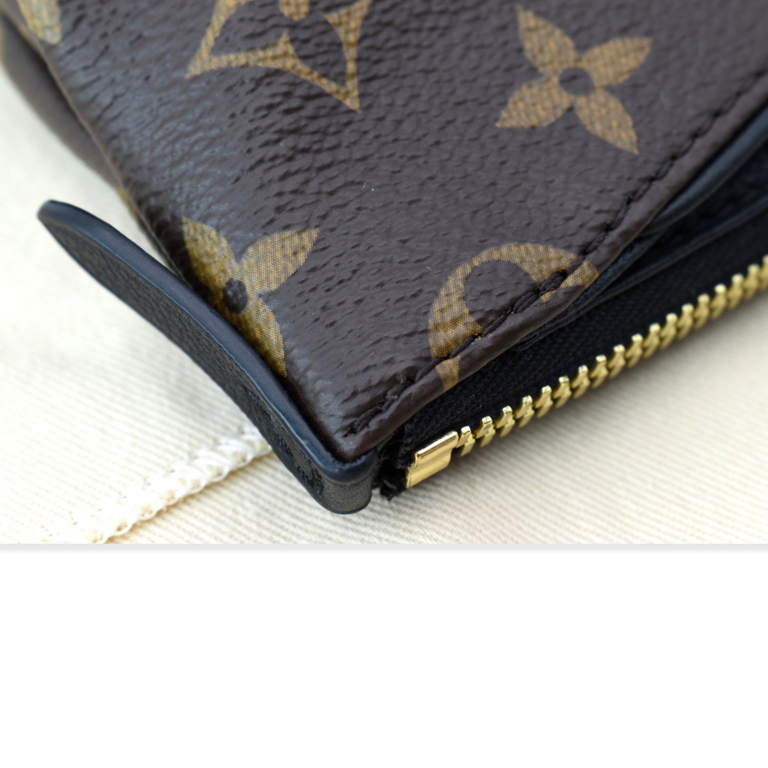 Authenticated Louis Vuitton Monogram Pallas Beauty Case Brown