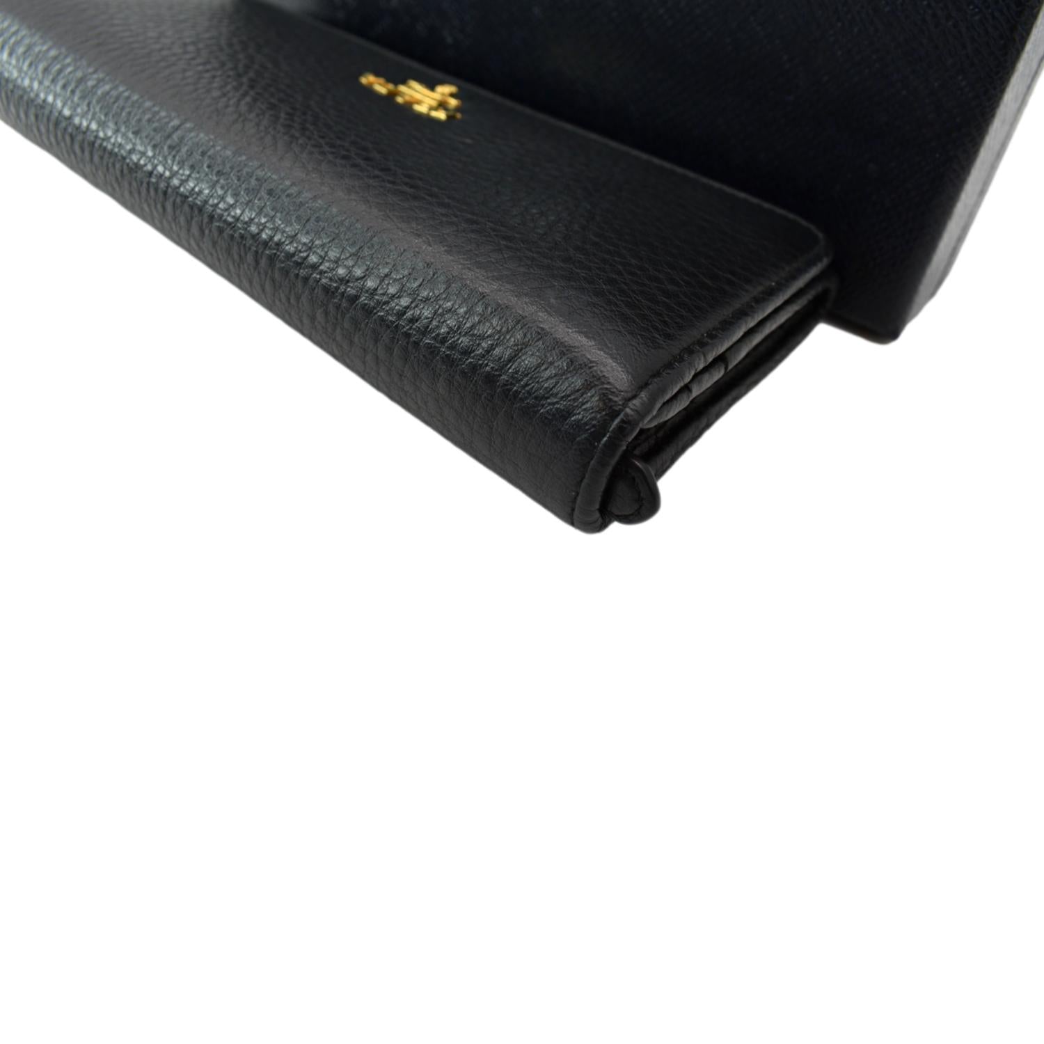 バッグ Prada long wallet PRADA Long Wallet Purse leather black – Japan second hand