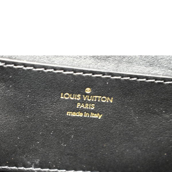 LOUIS VUITTON New Wave Multi Pochette Leather Chain Shoulder Bag Black
