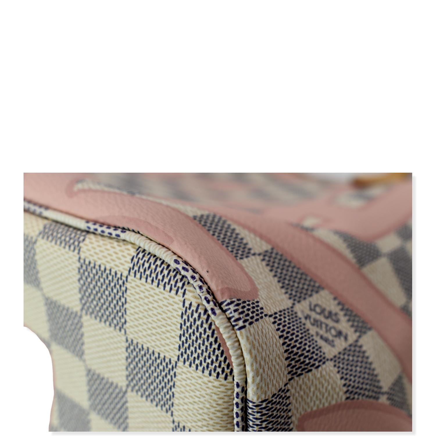 Louis Vuitton Damier Azur Tahitienne Neverfull MM – QUEEN MAY