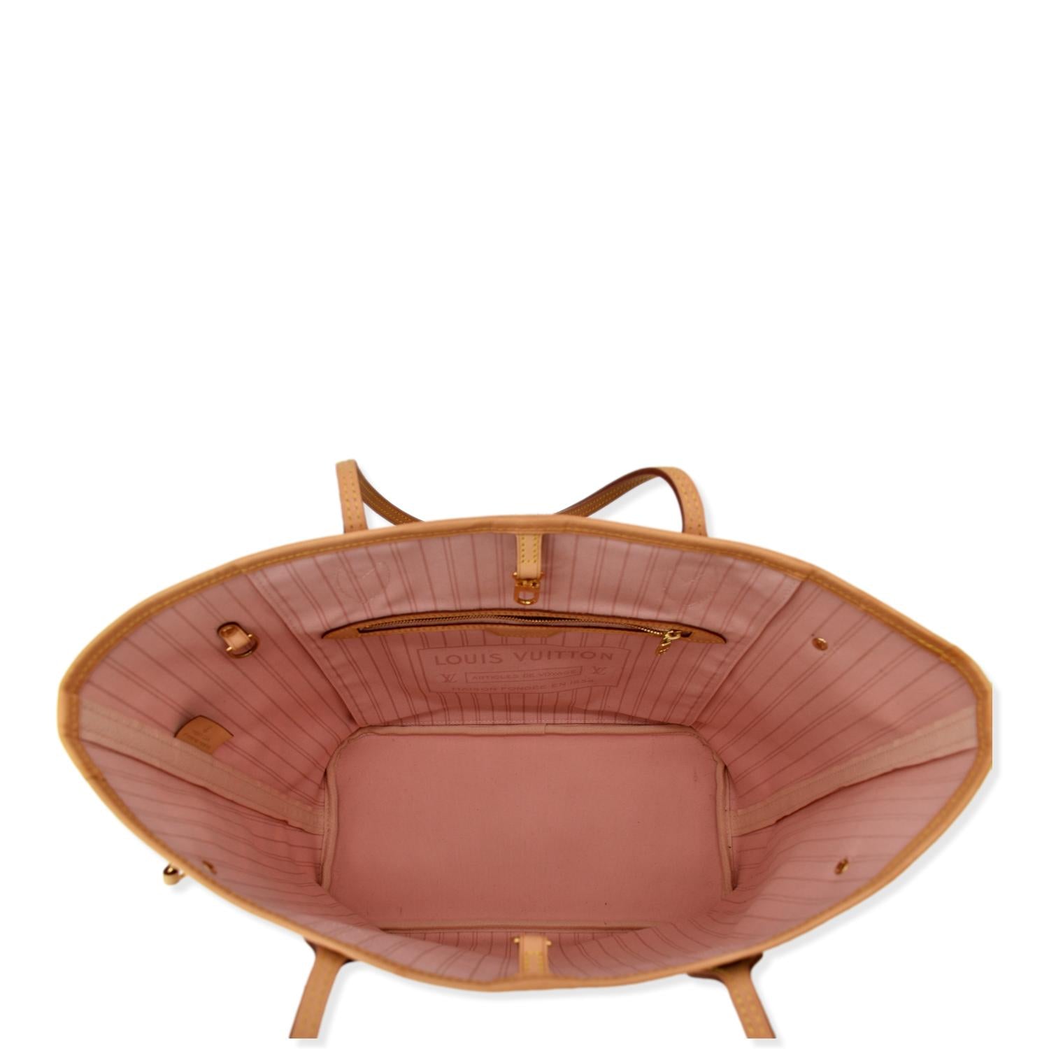 LOUIS VUITTON Auth Pink Noefull FO0173 Tote Shoulder Handbag Bag