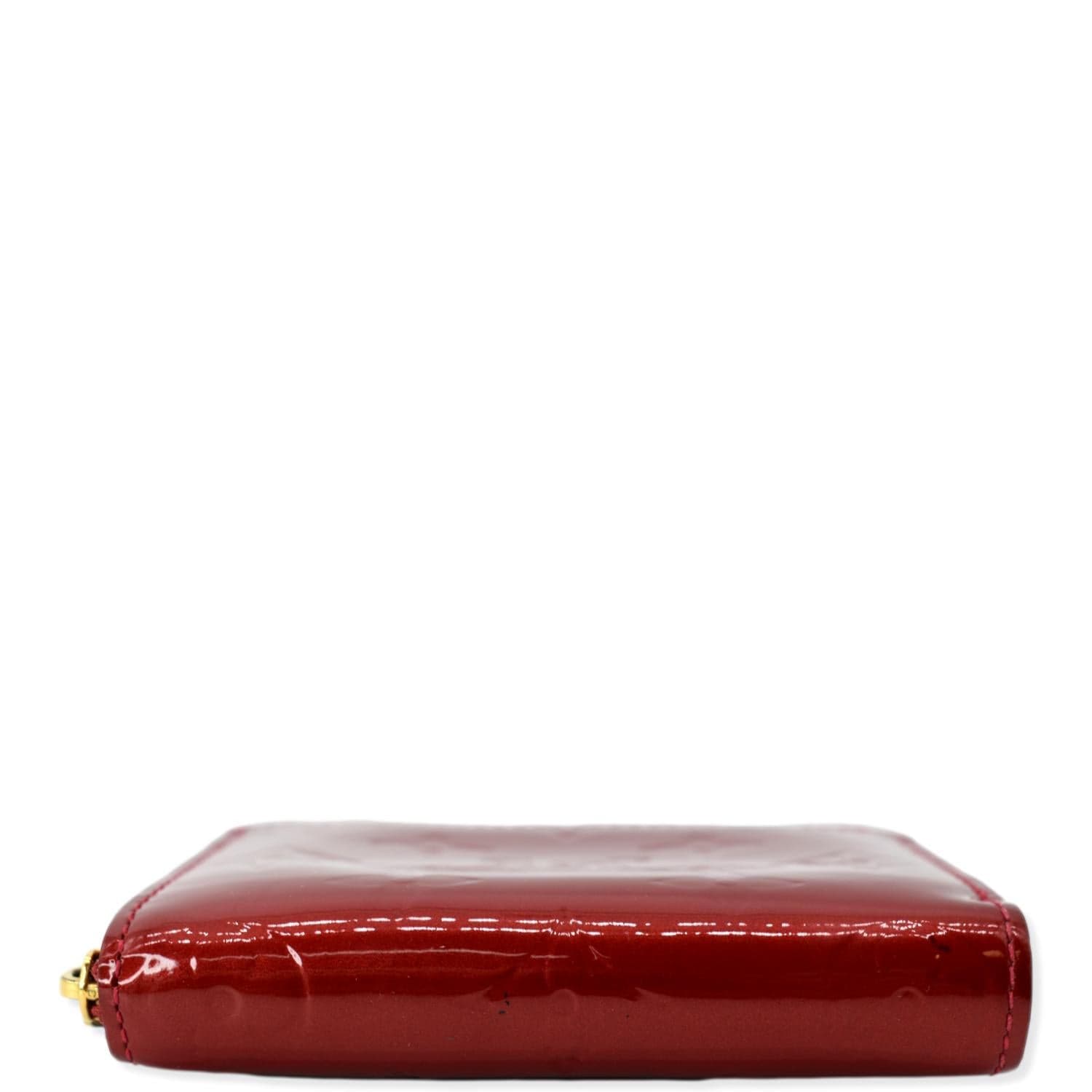 Louis Vuitton Zippy Coin Purse Red Patent Leather Wallet (Pre-Owned)
