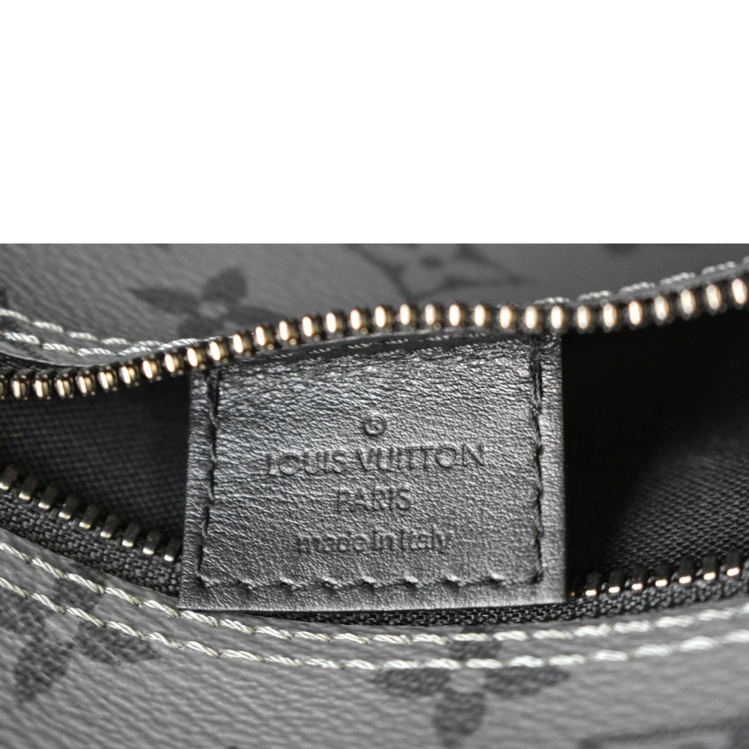 LOUIS VUITTON Cabas Zippe GM Monogram Eclipse Tote Bag Black