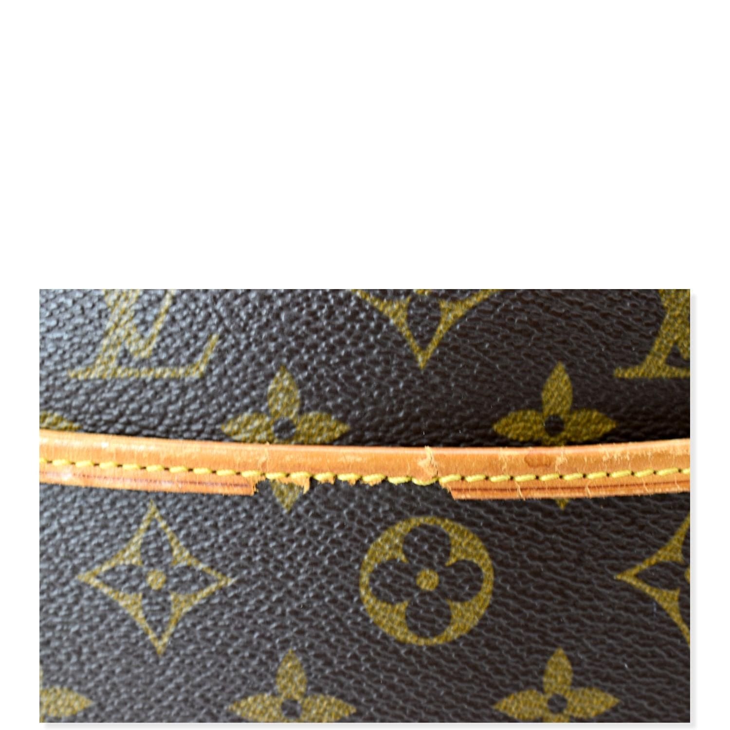 Louis Vuitton Deauville Handbag Monogram Canvas Brown 224797389