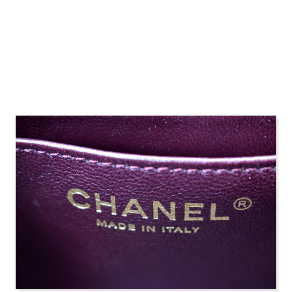 CHANEL Classic Jumbo Flap Lambskin Leather Shoulder Bag Black