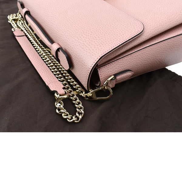 Gucci Dollar Interlocking G Medium Calfskin Leather Bag