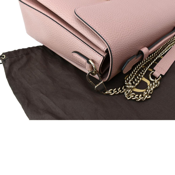 Gucci Dollar Interlocking G Medium Calfskin Leather Bag