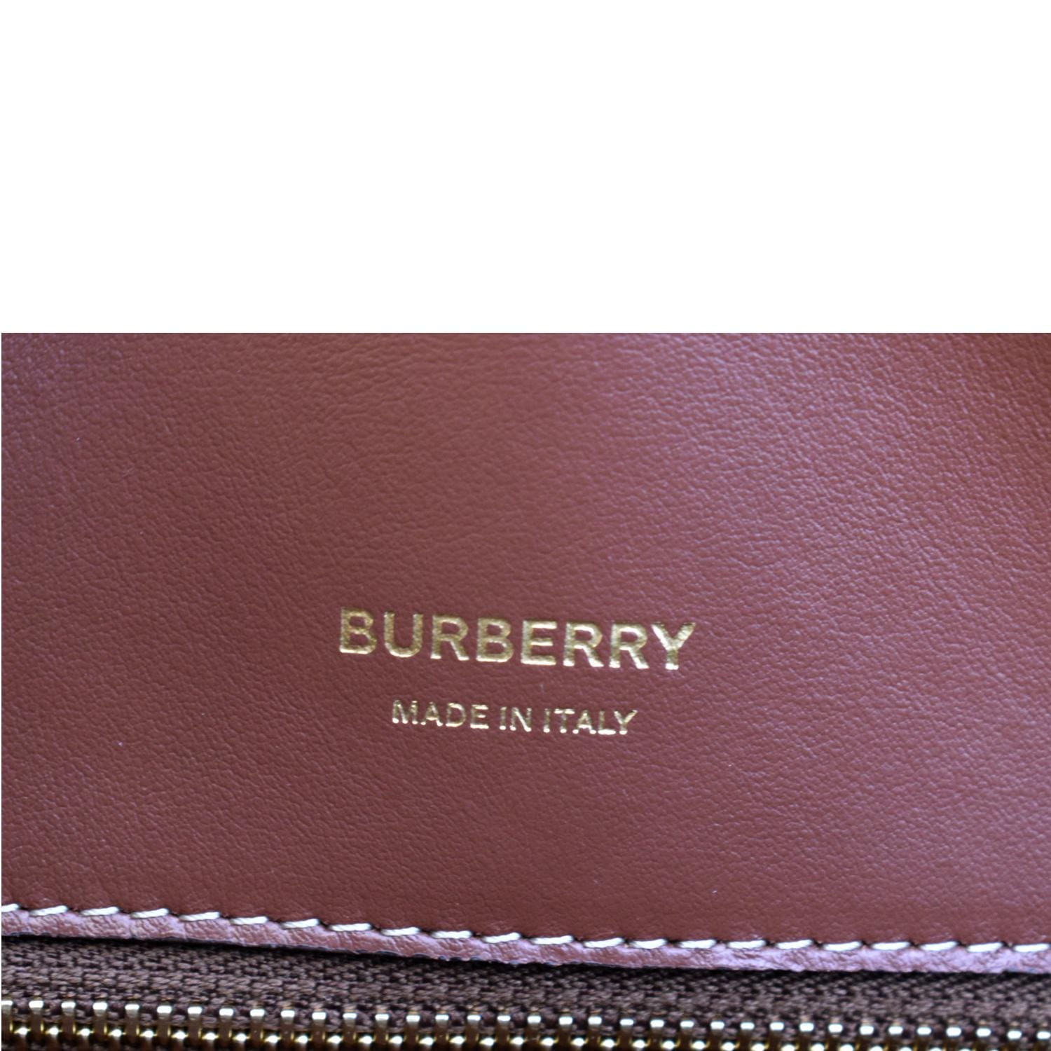 Burberry Vintage Check Two Handle Title Bag Multicolor Body
