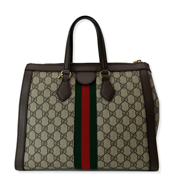 GUCCI Ophidia Medium GG Supreme Tote Shoulder Bag Beige 524537 - Hot Deals