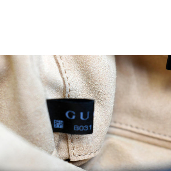 GUCCI GG Marmont Mini Canvas Leather Shoulder Bag Beige 446744
