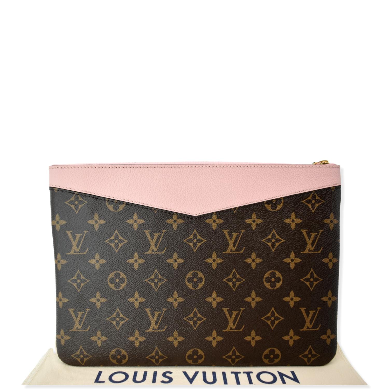 Louis Vuitton Monogram 🤎PVC Clear Swimsuit Pouch Clutch Make up Bag  Transparent in 2023