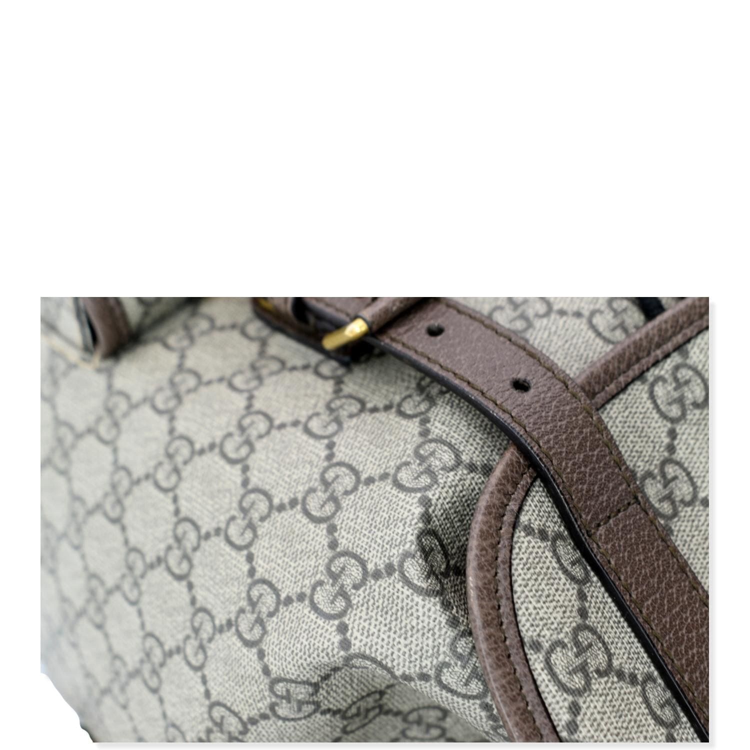GUCCI Backpack Daypack 410791 Chilled lens ribbon GG Supreme Canvas/le –