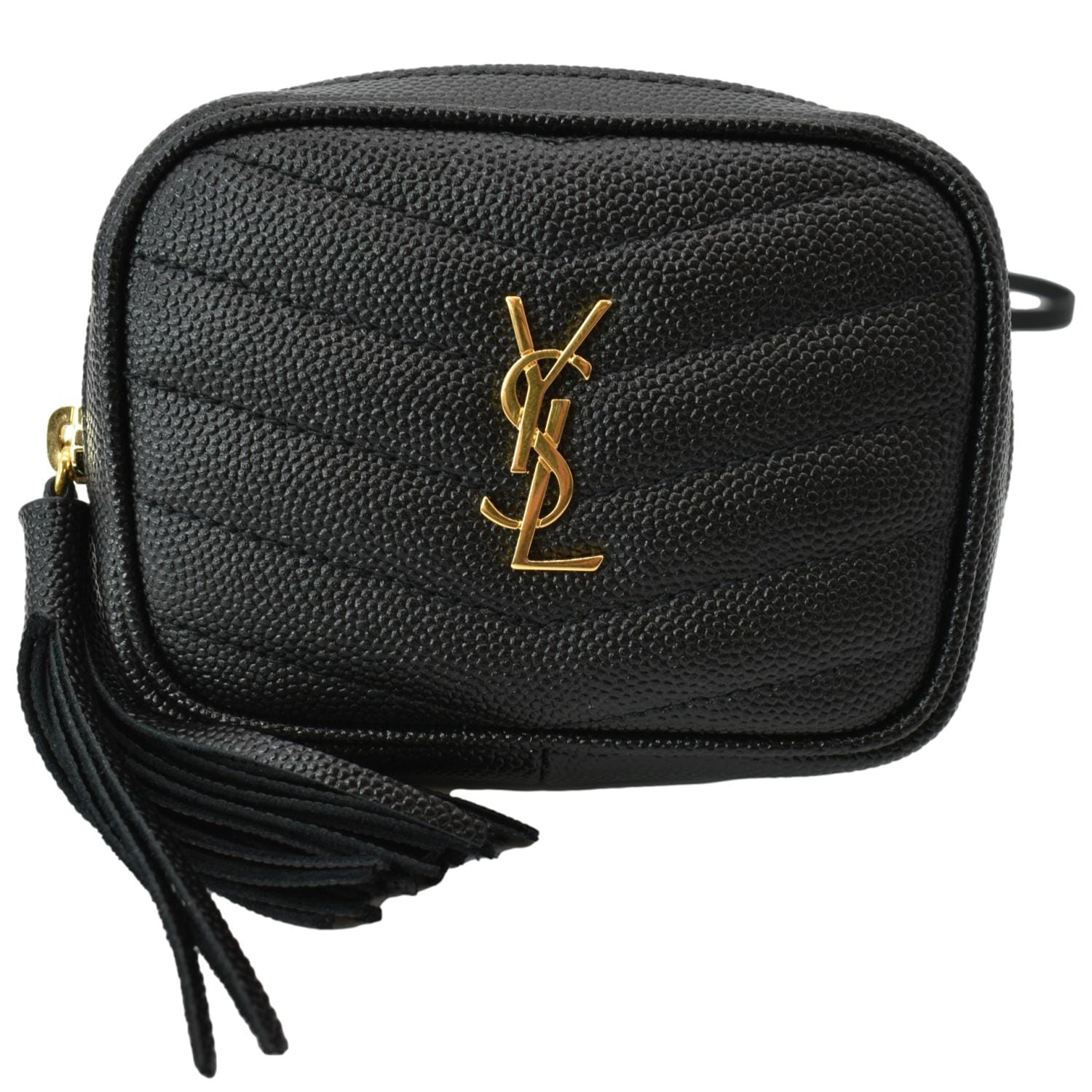 Yves Saint Laurent YSL Black Leather Crossbody Bag ref.146087 - Joli Closet