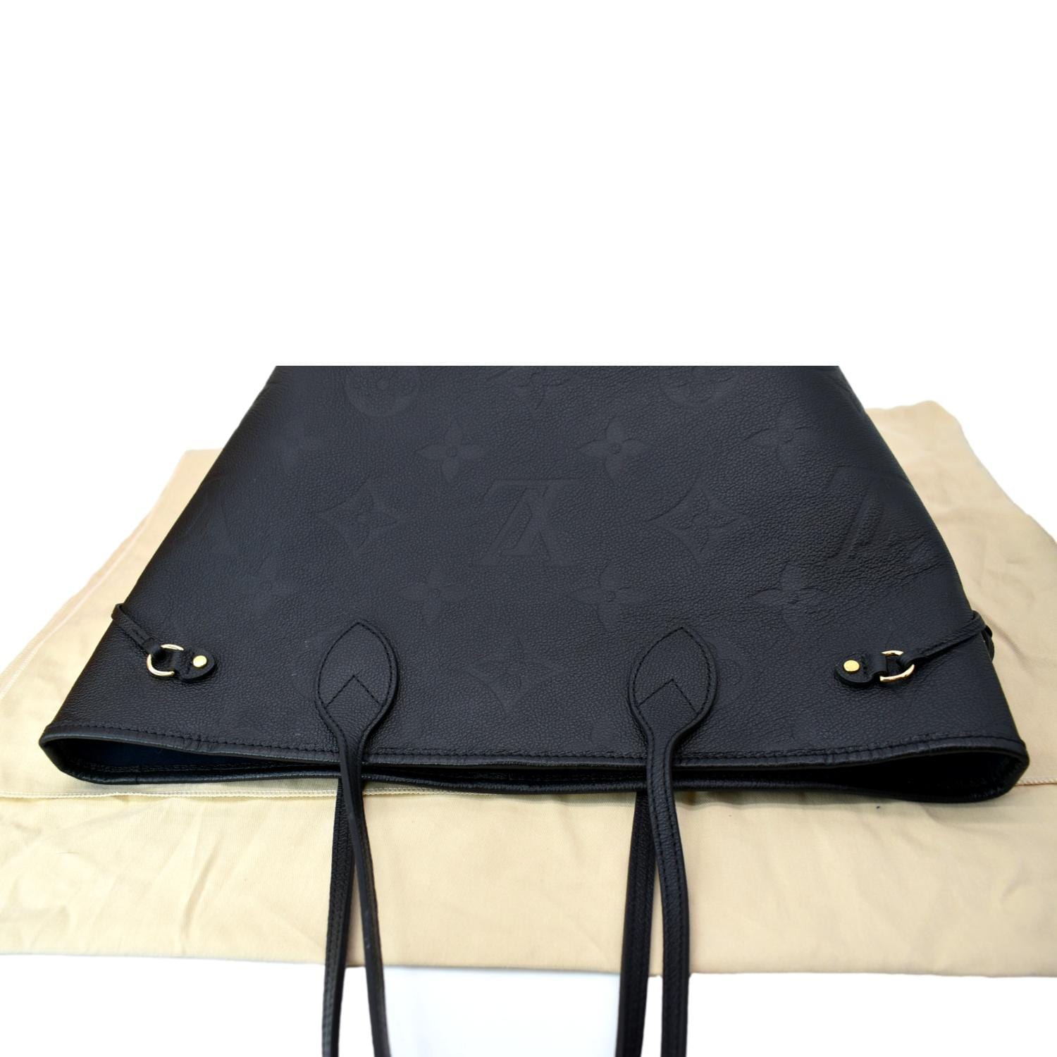 Neverfull MM Monogram Empreinte Leather in Black - Handbags M45685, LOUIS  VUITTON ®