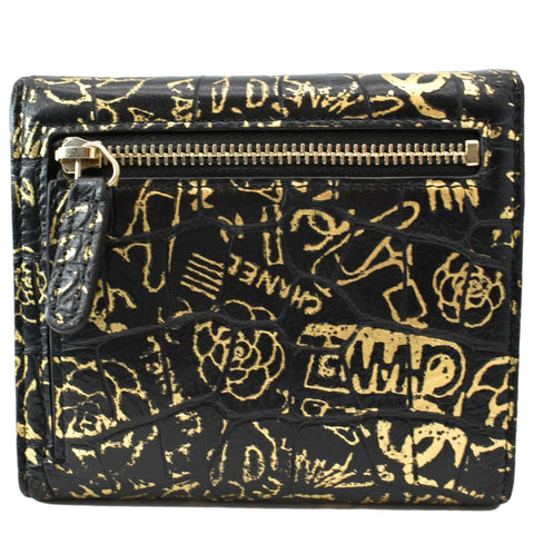 Chanel Reissue Graffiti Crocodile Calfskin Leather Wallet