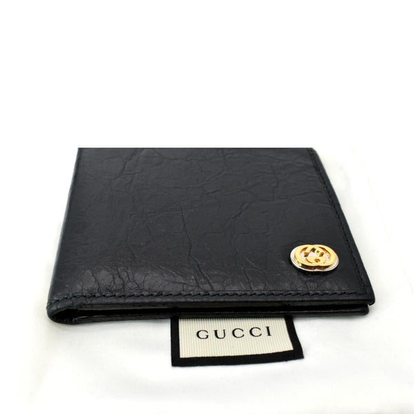Gucci Interlocking G Bi-Fold Calfskin Leather Wallet | DDH