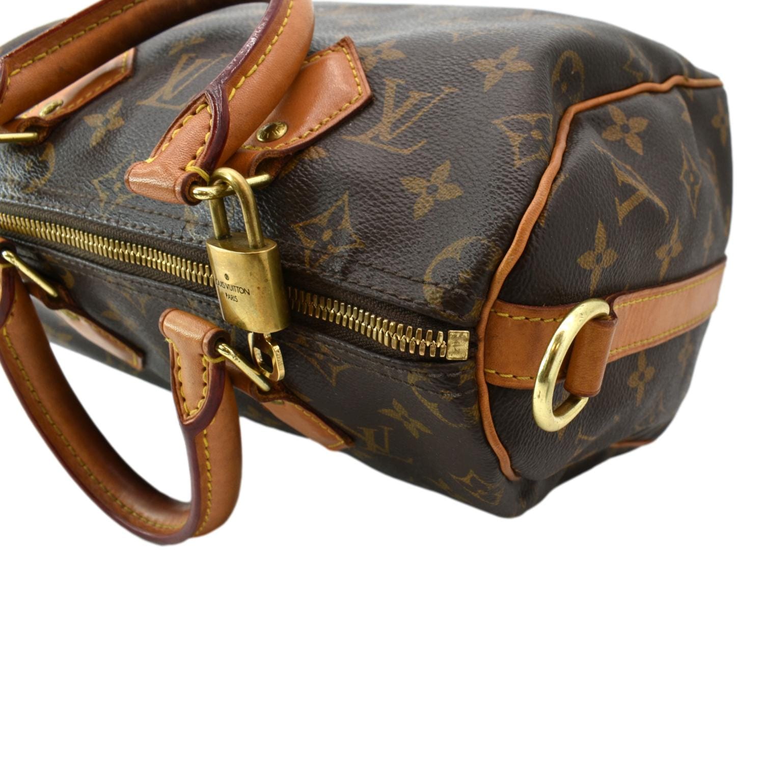 FWRD Renew Louis Vuitton Monogram Cerises Speedy 25 Bag in Brown
