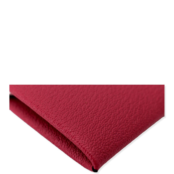 HERMES Calvi Epsom leather Card Holder Pink - Hot Deals