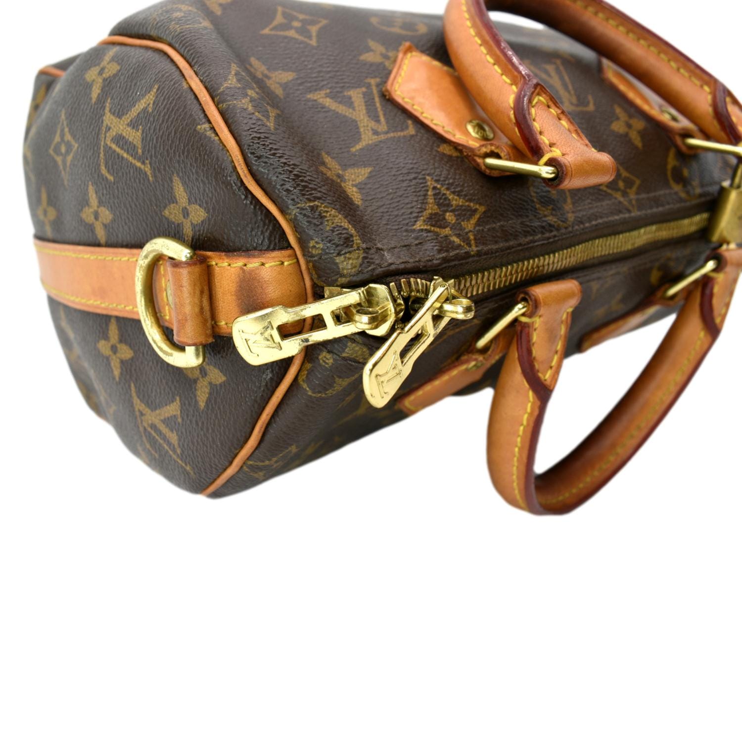 最終価格　Louis Vuitton Speedy 25 ブラウン Preloved Louis Vuitton Speedy 25 Monogram Canvas Satchel Bag