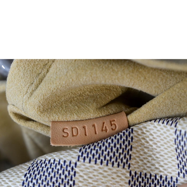 Louis Vuitton Artsy MM Damier Azur Hobo Bag White For Sale