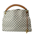 LOUIS VUITTON Artsy MM Damier Azur  Hobo Bag White