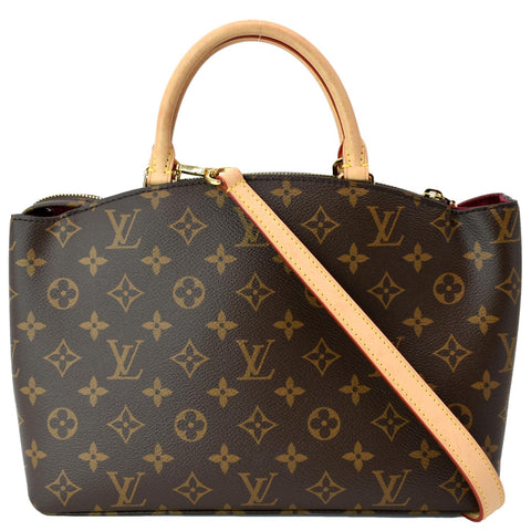 LOUIS VUITTON Petit Palais Monogram Canvas Shoulder Bag Brown