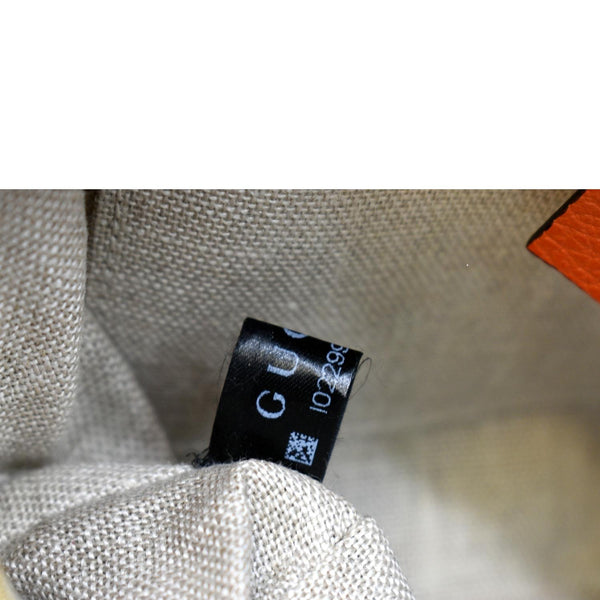 GUCCI Dome Small Leather Crossbody Bag Orange 449661