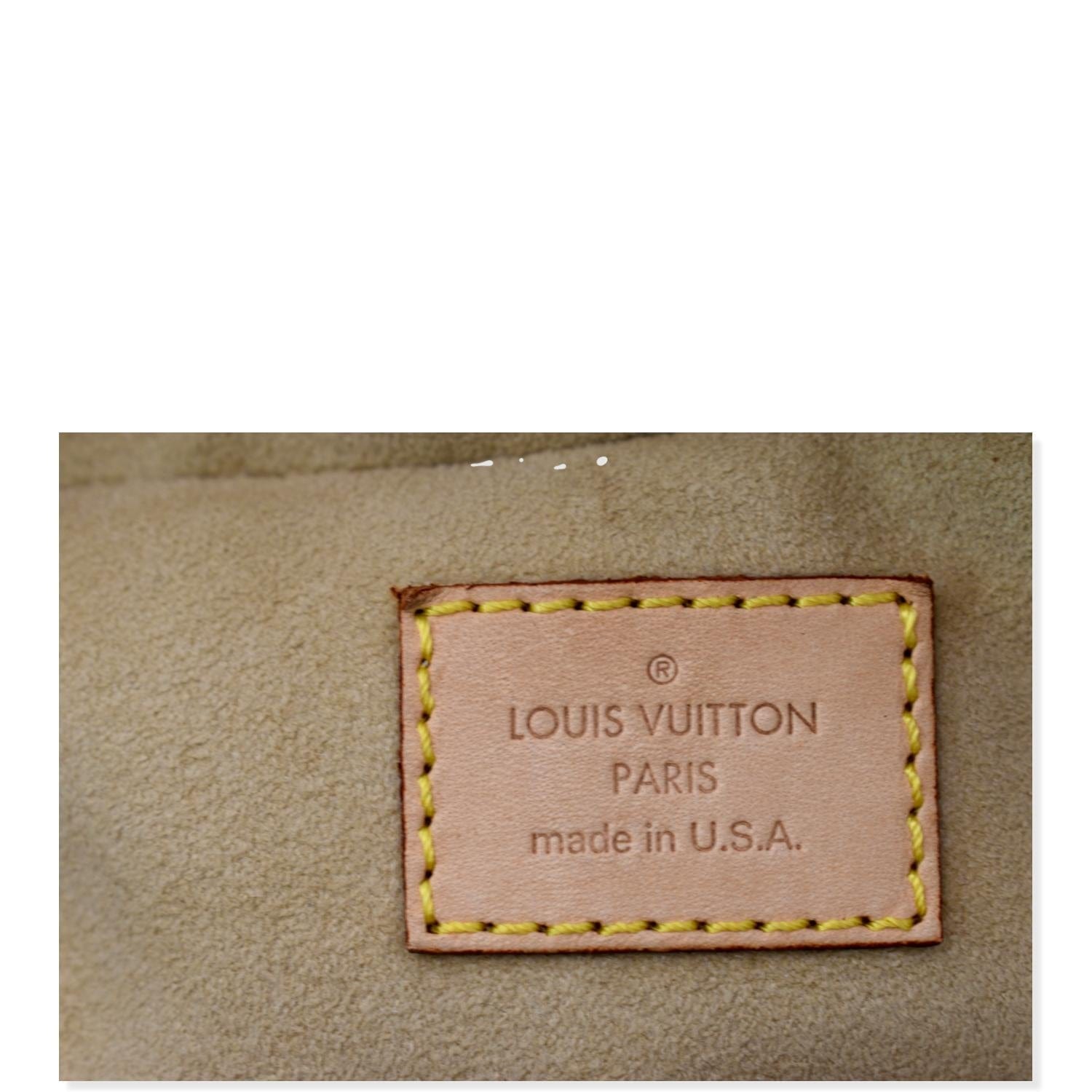 LOUIS VUITTON Manhattan PM Monogram Canvas Satchel Bag Brown - 10% Off