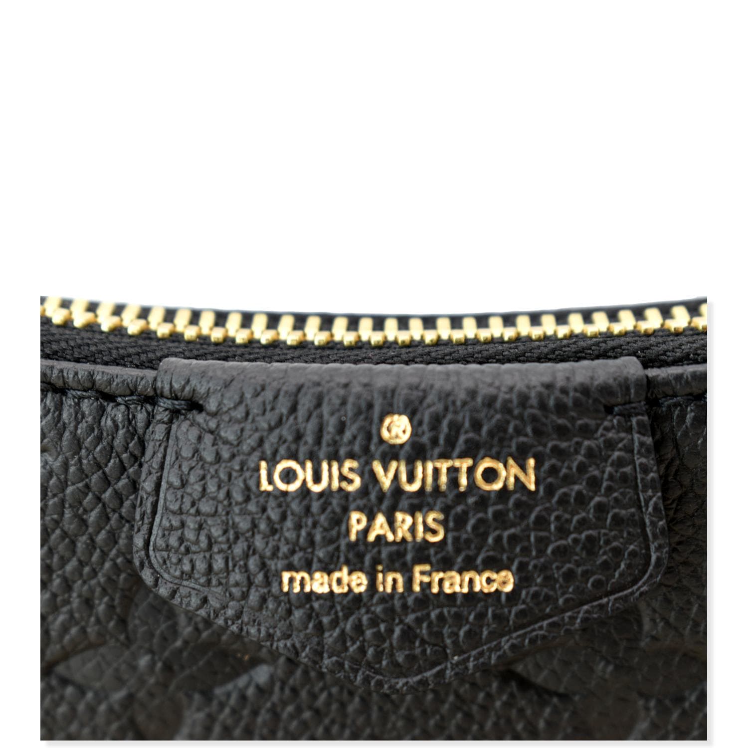 LOUIS VUITTON Easy Pouch on Strap Monogram Empreinte Shoulder Bag Blac