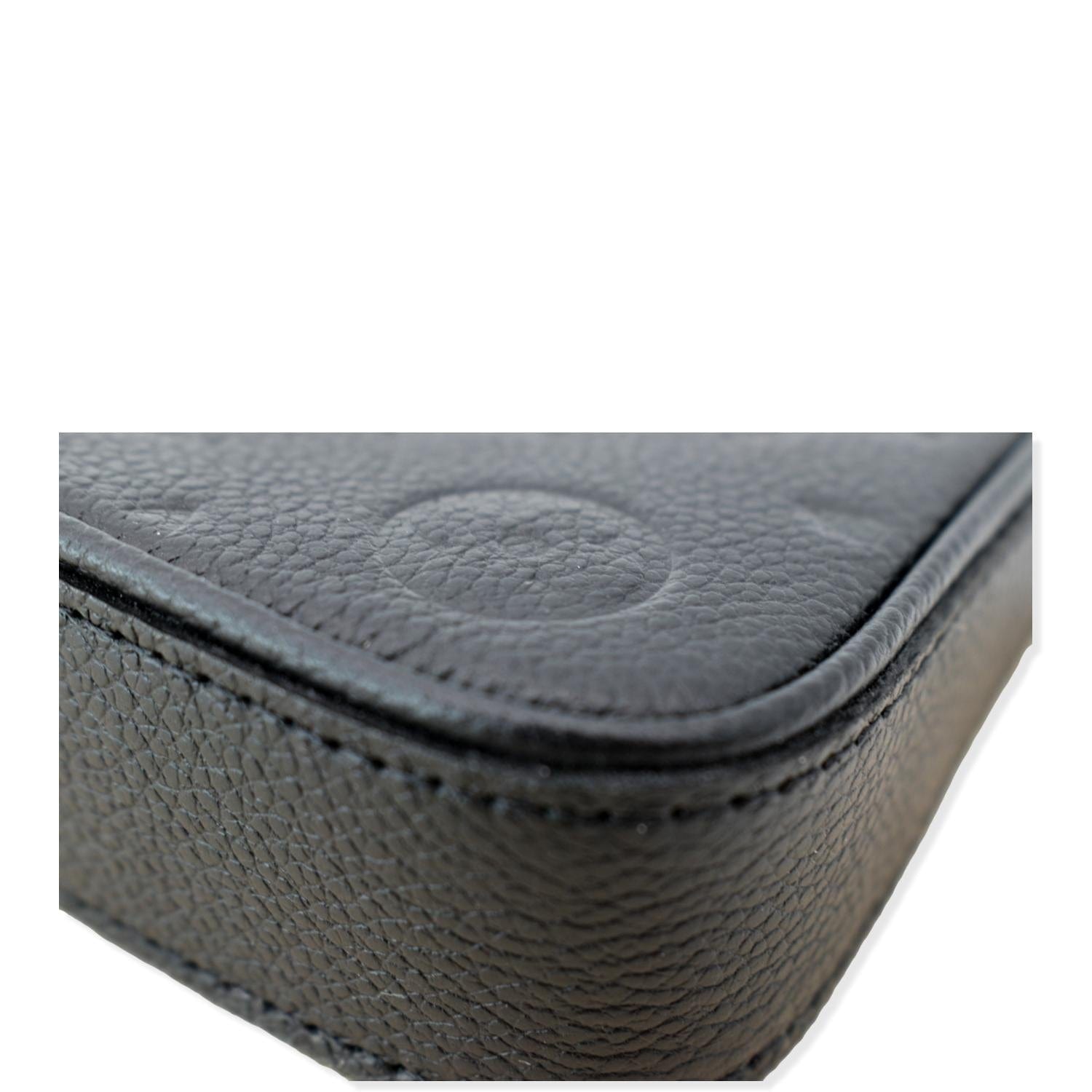 Louis Vuitton Black Monogram Leather Empreinte Easy Pouch on Strap  Crossbody
