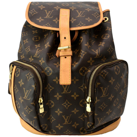 LOUIS VUITTON Sac A Dos Bosphore Monogram Canvas Backpack Bag Brown