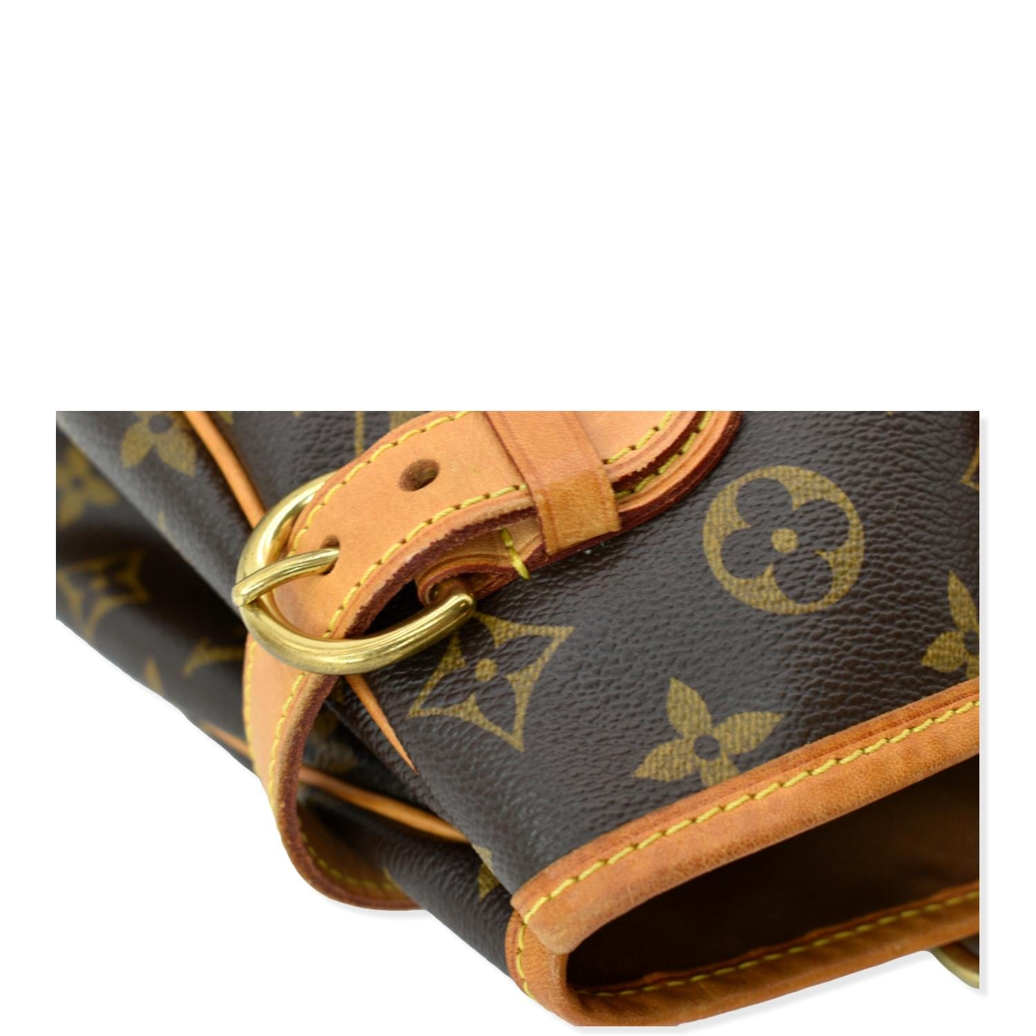 Louis Vuitton Batignolles Handbag Monogram Canvas Brown 2341361