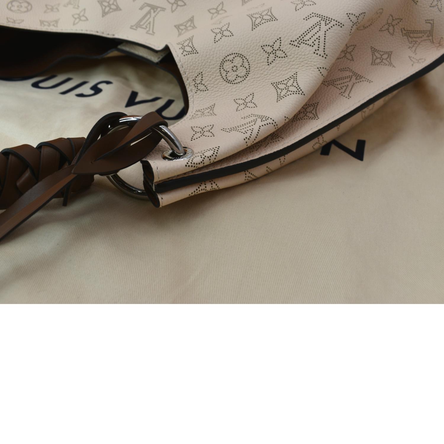 Louis Vuitton Monogram Mahina Carmel Hobo — Otra Vez Couture