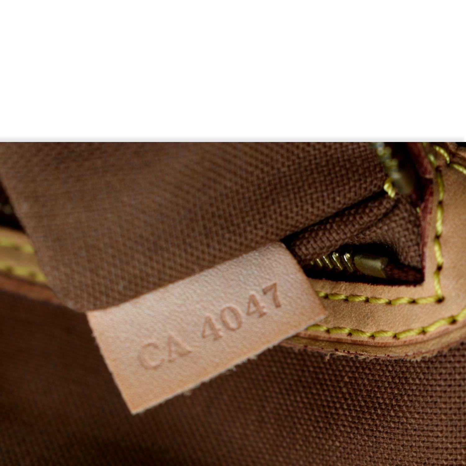 Batignolles handbag Louis Vuitton Brown in Cotton - 36454465