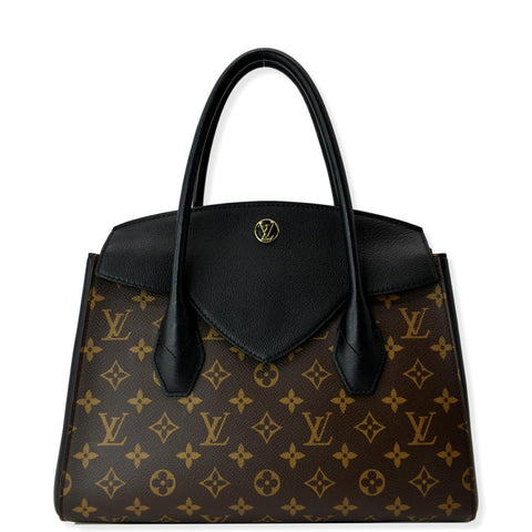LOUIS VUITTON Florine Monogram Canvas Shoulder Bag Black