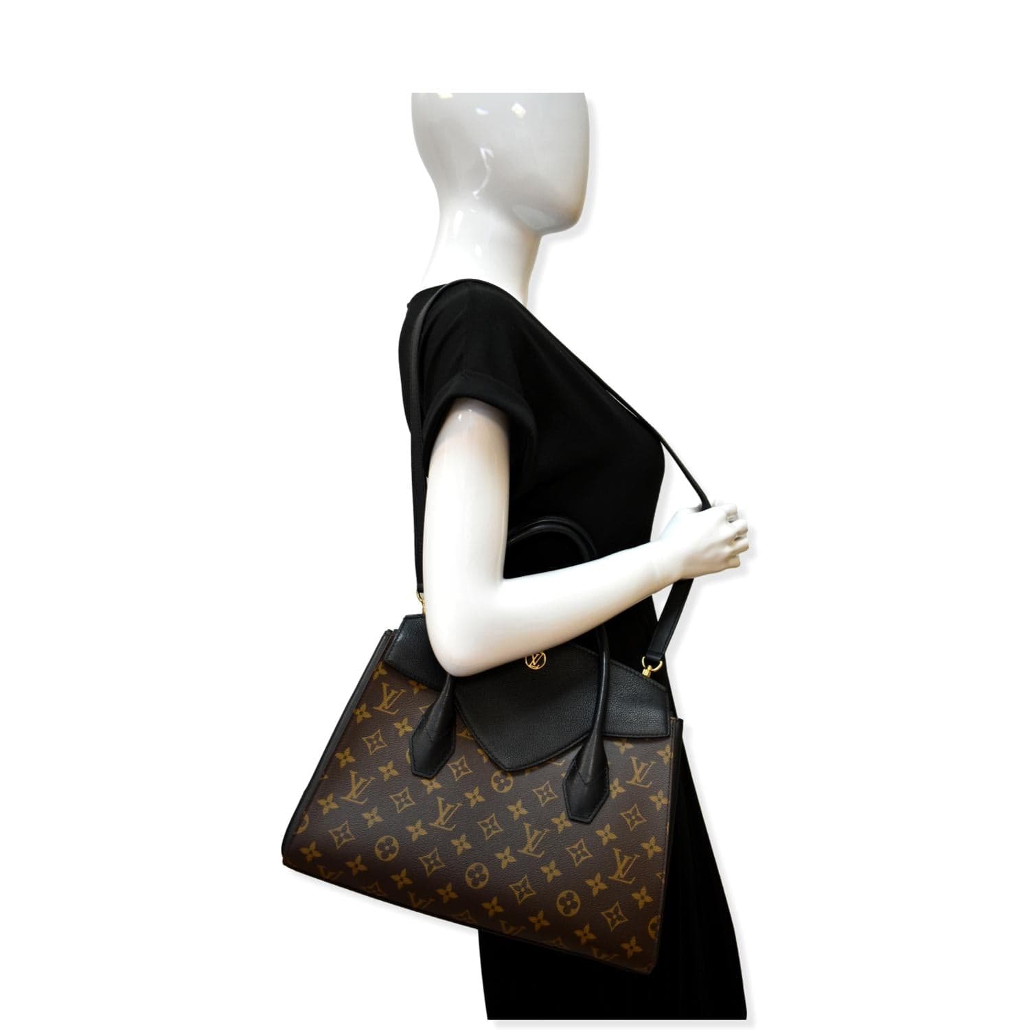 M42269 Louis Vuitton 2017 Monogram Canvas Florine Handbag-Black