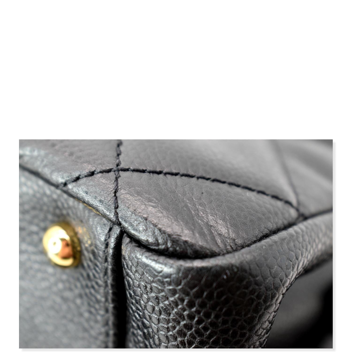 Chanel Timeless Jumbo Flap Bag Handbag Black Lamb Leather ref