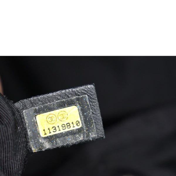 CHANEL Grand Shopping GST Caviar Leather Tote Bag Black