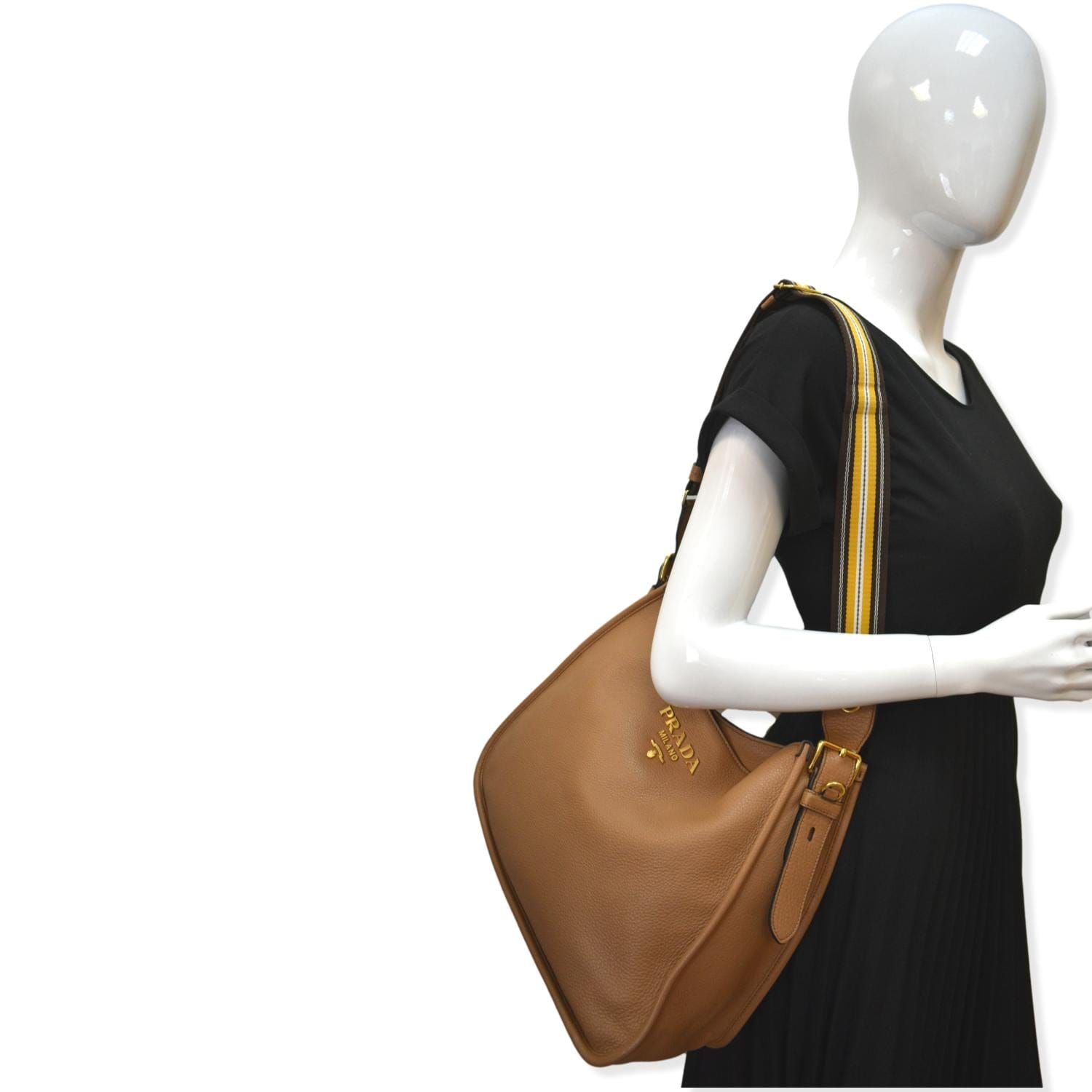 Prada Women's Logo Shoulder Bag
