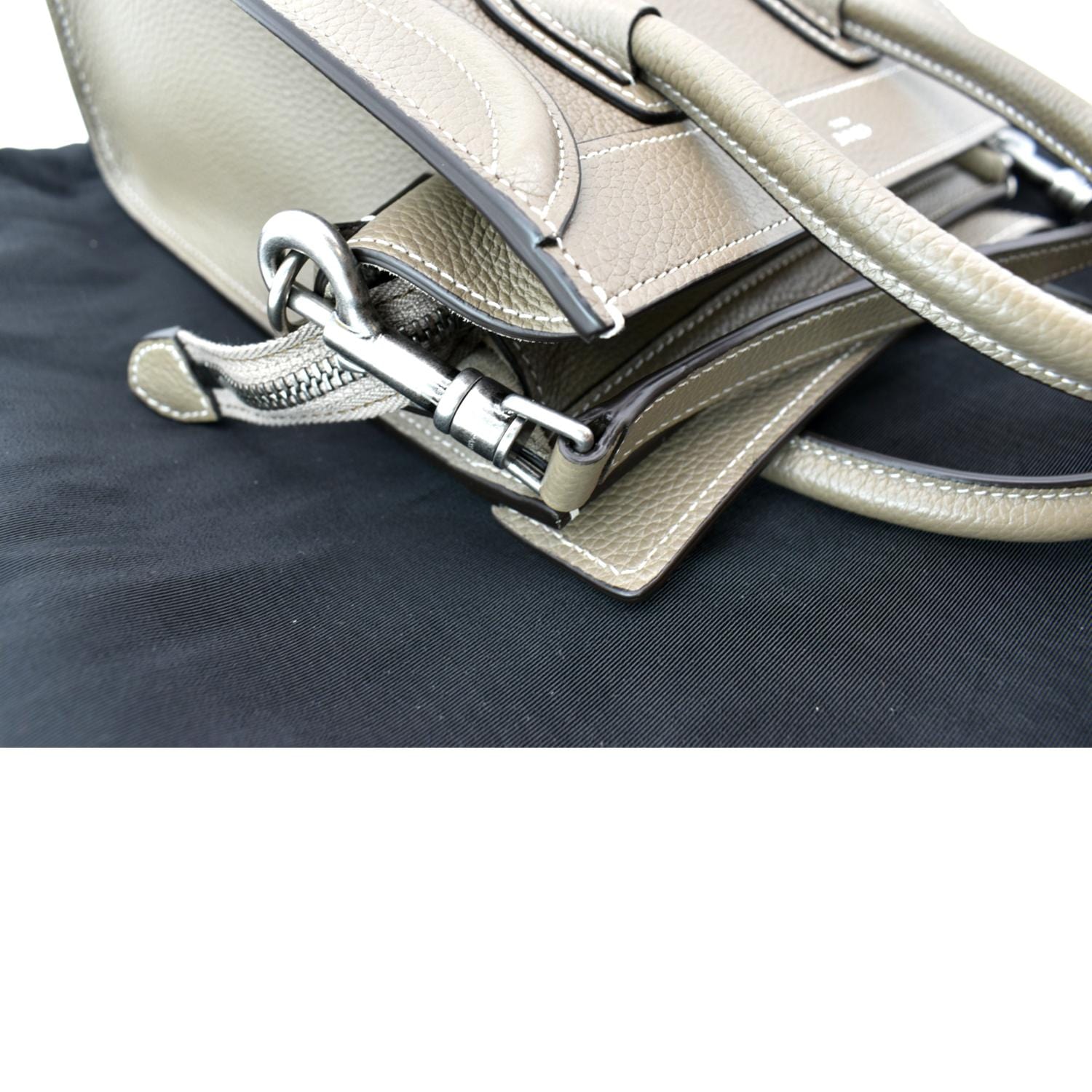 Polène numéro Un Nano Leather Handle Bag