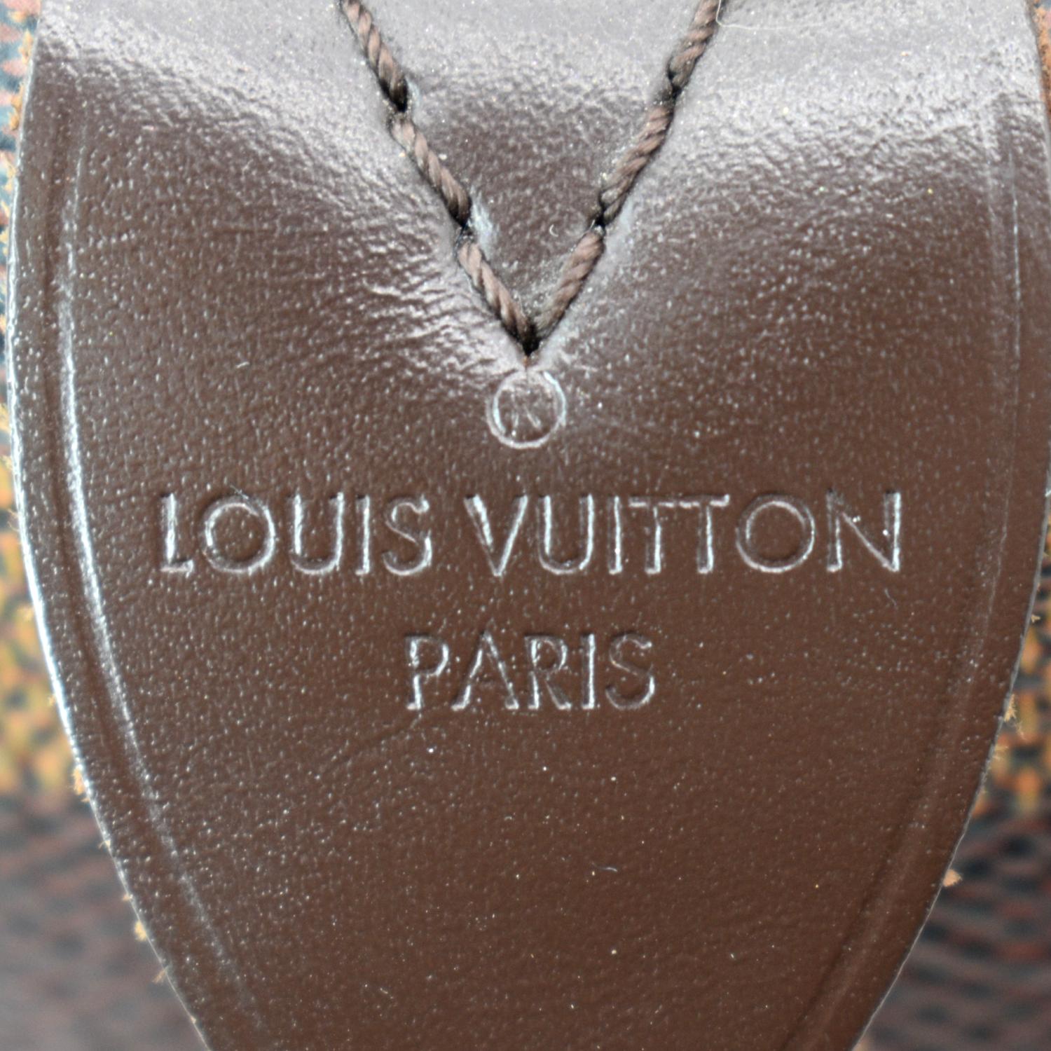 Damier Ebene Louis Vuitton Speedy 35 Brown Made in - Depop