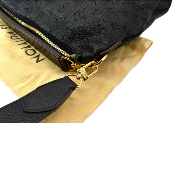 Louis Vuitton Black Monogram Mahina Leather Selene MM Bag