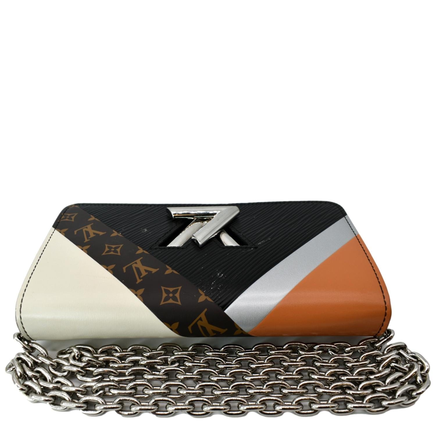 Twist long chain wallet leather crossbody bag Louis Vuitton Black in  Leather - 23569083