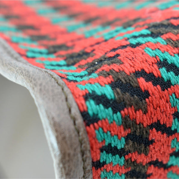 GUCCI New Interlocking GG Houndstooth Stripe Shoulder Bag Red 644994