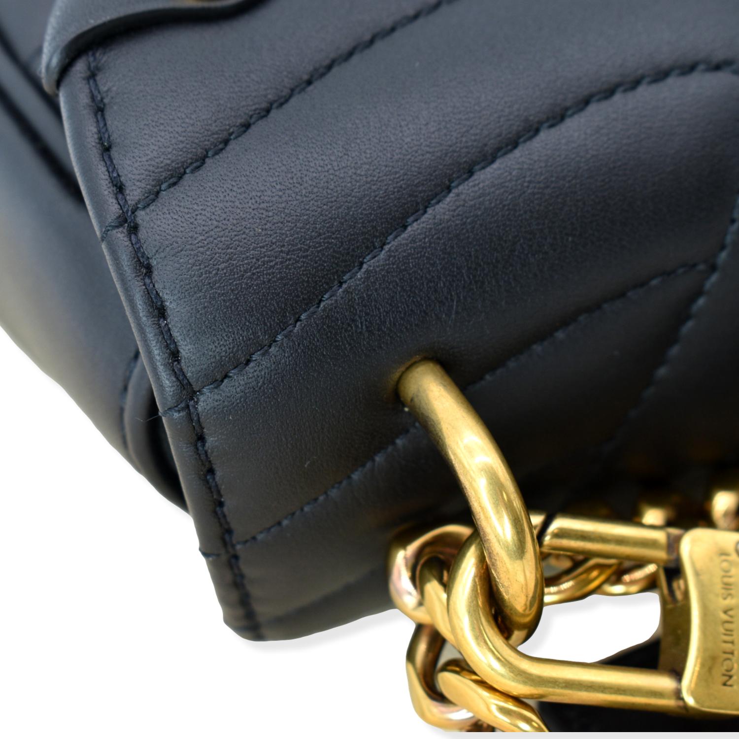 Louis Vuitton Black Leather New Wave Chain Bag For Sale at 1stDibs